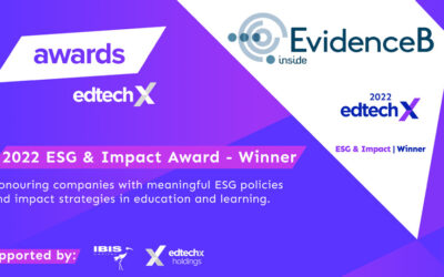 EvidenceB, la EdTech française, remporte le prix EdTechX ESG & Impact 2022